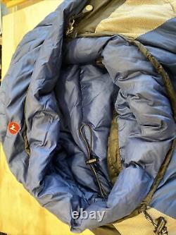 0910 Marmot Sawtooth Long 15 F / -9 C Goose Down 34 x 91 Sleeping Bag