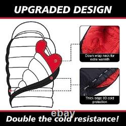 0 Degree Sleeping Bag for Adults 660 Fill Power Down Sleeping Bag 10 Degree