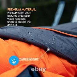 10 Degree F Hydrophobic Down Sleeping Bag For Adults Lightweight And Compact 4se
