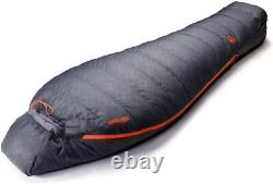 10 Degree F Hydrophobic Down Sleeping Bag for Adults Lightweight and Comp