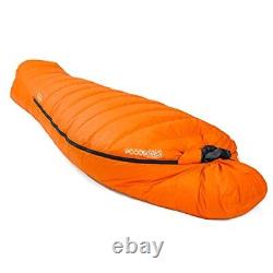 10 Degree F Hydrophobic Down Sleeping Bag for Adults Lightweight and Compac