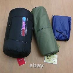 1 Person Backpacking Package Tent, Down Sleeping Bag, UltraPad, Survival Bag +