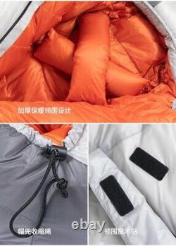 2019 20D Arctic Alpine Goose Down Mummy Sleeping Bag Super Keep Warm 850 FP