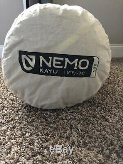 2019 Nemo Kayu 15 Degree Sleeping Bag Ultralight Perfect Condition