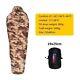 2022 New Camouflage Mummy Sleeping Bag Duck Down For Adults