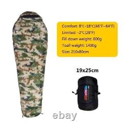2022 New Camouflage Mummy Sleeping Bag Duck Down for Adults