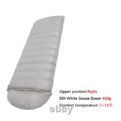 2022 Warm 95% White Goose Down Filled Winter Sleeping Bag Travel Sleeping Bag