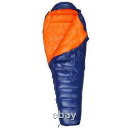 2022 Winter sleeping bag adult stuffed duck down 600g patchwork camping gear