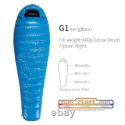 2023 New Male 800FP Goose Down Sleeping Bag Outdoor Camping Female hot
