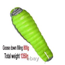 2023 new Large goose down sleeping bag for winter camping and hiking