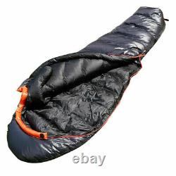 -20°C 1000g Mummy Duck Down Sleeping Bag Ultralight Camping 3 Seasons Waterproof
