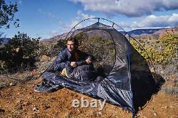 20 Degree Down Sleeping Bag Ultralight Compressible Keep Warm Durability Gray