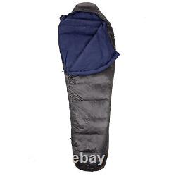 20 Degree Down Sleeping Bag Ultralight Compressible Keep Warm Durability Gray