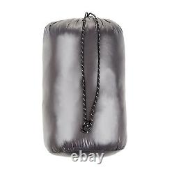 20 Degree Down Sleeping Bag Ultralight Compressible Keep Warm Durability Gray