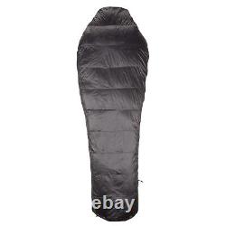 20 Degree Down Sleeping Bag Ultralight Compressible Keep Warm Durability Gray