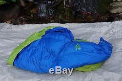 $239 EUC Sierra Designs Zissou 23 Long LH Down Sleeping Bag 700 Fill Dridown