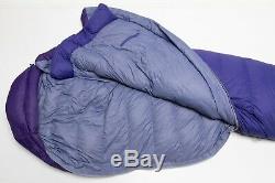 $309 Women's Wm's Marmot OURAY 0° F 650-Fill Power Duck Down Sleeping Bag Purple