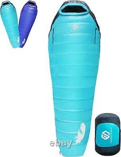 32 15 Degree F Down Sleeping Bag 550 650 Down Fill Power Cold Weather Mummy