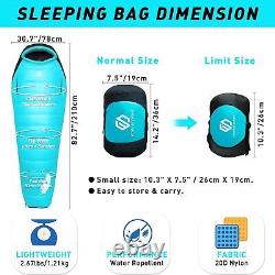 32/15 F Down Sleeping Bag, Down Fill Adult Sleeping Bag, Camping