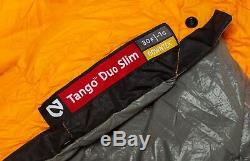 $379 NEMO Tango Duo Slim 30F Reg 2-Person Sleeping Bag Lightweight Down System