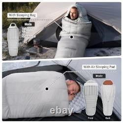 39.2? Ultralight Down Sleeping Bag, 400/440 Fill Power Quilt Sleeping Bag for