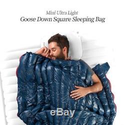 570g 2/8 Ultralight Envelope Sleeping Bag Goose Down Camping Sleeping Bags HL