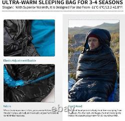 750/550FP Compact Sleeping Bag 3-4 S. Ultralight Down 0 Degree Sleeping Bag