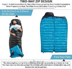 750/550FP Compact Sleeping Bag 3-4 S. Ultralight Down 0 Degree Sleeping Bag