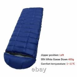 95% Goose Down Sleeping Bag Camping Hiking Waterproof Nylon 80210CM Breathable