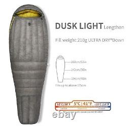 AEGISMAX 800FP Wind Hard Dusk Sleeping Bag Ultra Dry Down Ultralight Outdoor