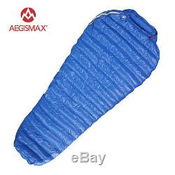 AEGISMAX Goose 95% Goose Down Winter Mummy Sleeping Bag With Carrying Case