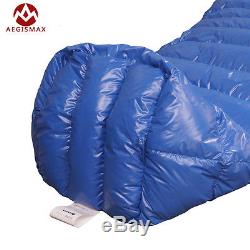 AEGISMAX Goose 95% Goose Down Winter Mummy Sleeping Bag With Carrying Case