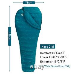 AEGISMAX New NANO2 Ultralight Outdoor Mummy Keep Warm Goose Down Sleeping Bag