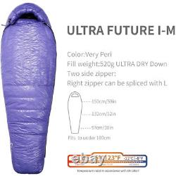 AEGISMAX Sleeping Bag 10D 800FP Thickening Ultra Dry Down Ultralight Outdoor
