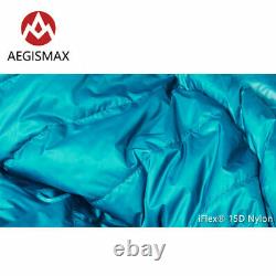 AEGISMAX Ultralight 800FP White Goose Down Sleeping Bag NANO2 Camping Mummy Tent
