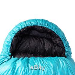 AEGISMAX Ultralight 95% White Goose Down Mummy Sleeping Bag Camping Hiking EPLUS