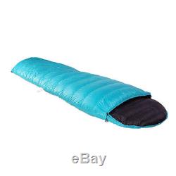 AEGISMAX Winter 0-36F 95% Goose Down Envelope Single Sleeping Bag L/R Zipper