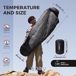 ATEPA Ultralight Down Sleeping Bag 650FP Cold Weather Waterproof NIB