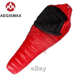 Aegismax Duck Down Sleeping Bag Mummy Bags Winter Hiking Camping Sleeping Bags