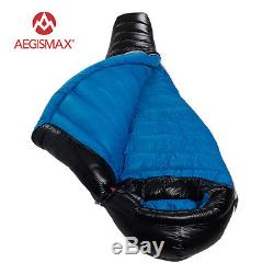 Aegismax Winter Camping Professional Ultralight Mummy 90% Duck Down Sleeping Bag