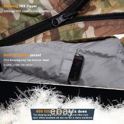 Akmax.cn Military Down Mummy Sleeping Bag for Cold Weather