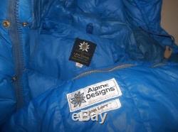 Alpine Designs Himalayan Alaska Canada Goose Down Parka & -20 Sleeping Bag USA