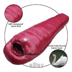 Anyoo 800 Fill Power Goose Down Sleeping Bag Lightweight Waterproof for Outdoor