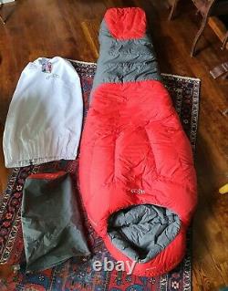 BNew RAB ANDES 1000 RRP £650 Sleeping Bag Duck Down Expedition 1730gr (-26C°)