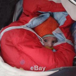 Baby Down Sleeping Bag Bask Kids V2 Comfort -3° (27°F) for Young Climbers