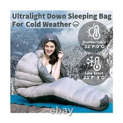 Backpacking Sleeping Bag, 32? /0? Ultralight 800 Fill Power Down Slee