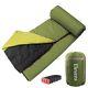 Battery-operated Heated Down Camping Blanket Sleeping Bag For Cold Weather