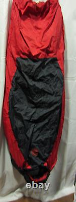 Big Agnes Deep Creek 15° Sleeping Bag Right Zip Red Storage & Stuff Sack