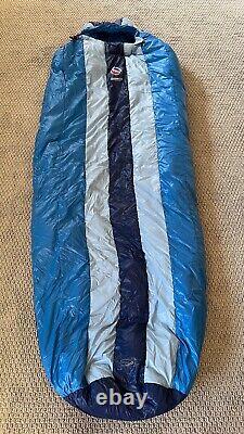 Big Agnes Fish Hawk 30 Down Sleeping Bag, Blue, Long