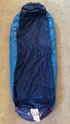 Big Agnes Fish Hawk 30 Down Sleeping Bag, Blue, Long